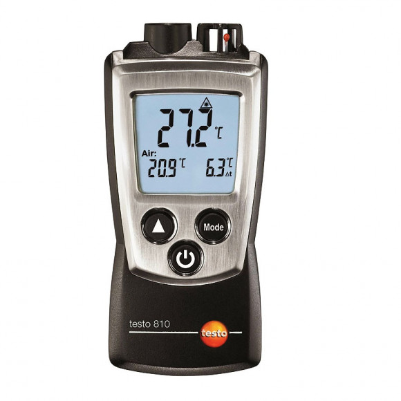 testo 810 - 2-х канальный прибор измерения температуры с ИК-термометром testo 810 - 2-х канальный прибор измерения температуры с ИК-термометром