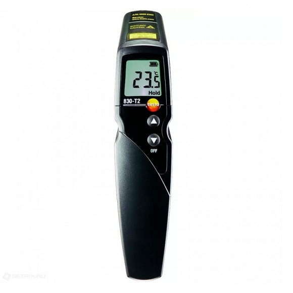 testo 830-T2 - Инфракрасный термометр с 2-х точечным лазерным целеуказателем testo 830-T2 - Инфракрасный термометр с 2-х точечным лазерным целеуказателем