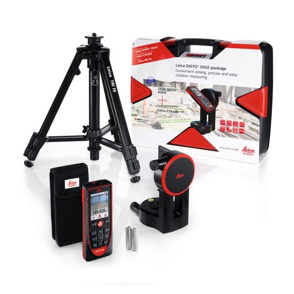 Комплект Leica DISTO D510 со штативом и адаптером Комплект Leica DISTO D510 со штативом и адаптером