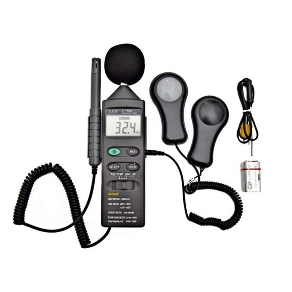DT-8820 Измеритель параметров окружающей среды 4в1 DT-8820 Измеритель параметров окружающей среды 4в1