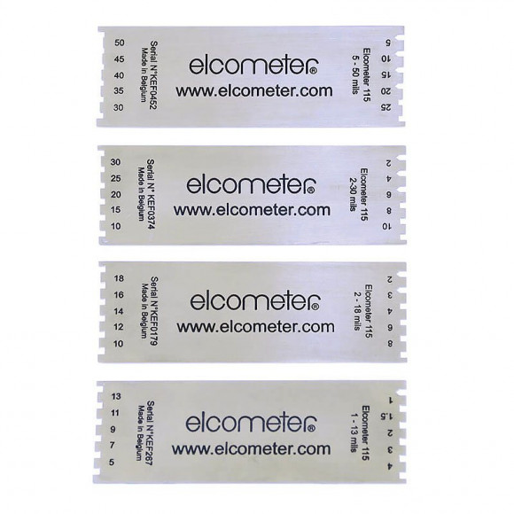 Прямоугольная гребенка для измерения толщины мокрого слоя Elcometer 115