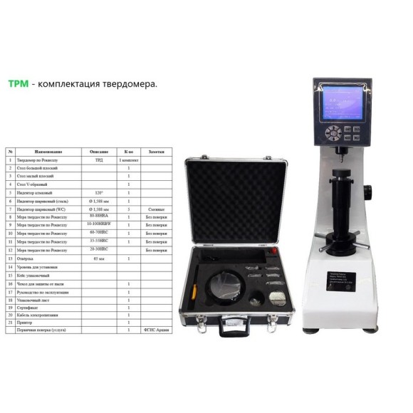 Твердомеры Роквелла стационарные