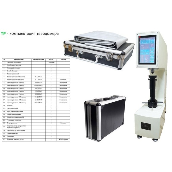 Твердомеры Роквелла стационарные