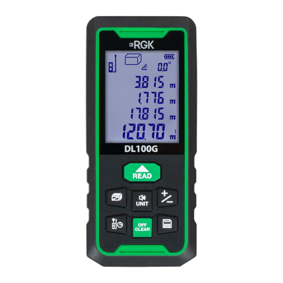 Лазерный дальномер RGK DL100G - зеленый луч Лазерный дальномер RGK DL100G - зеленый луч