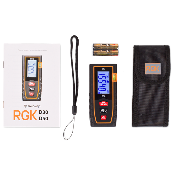 Лазерный дальномер RGK D30 Лазерный дальномер RGK D30