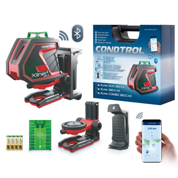 Лазерный нивелир CONDTROL XLINER 360G KIT Лазерный нивелир CONDTROL XLINER 360G KIT
