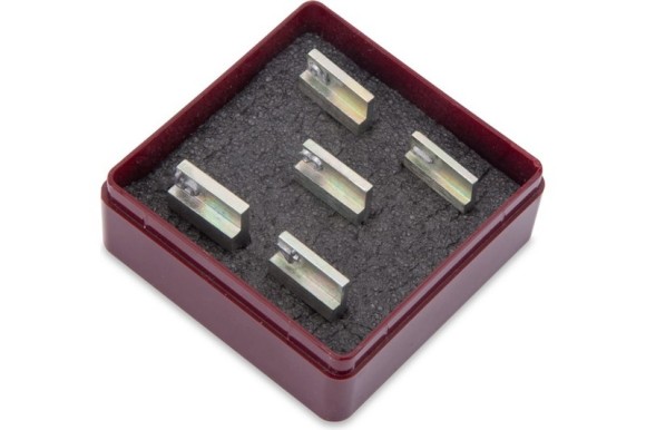 Образцы-имитаторы ЭЛИТЕСТ  вогнутости и выпуклости корня сварного шва Ti с калибровкой