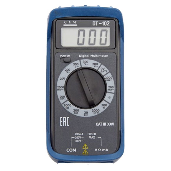 DT-102 Мультиметр цифровой DT-102 Мультиметр цифровой
