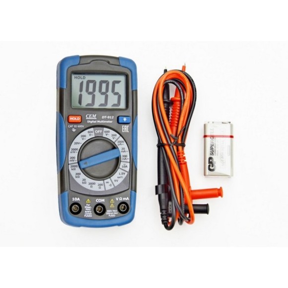 DT-912 Мультиметр цифровой DT-912 Мультиметр цифровой
