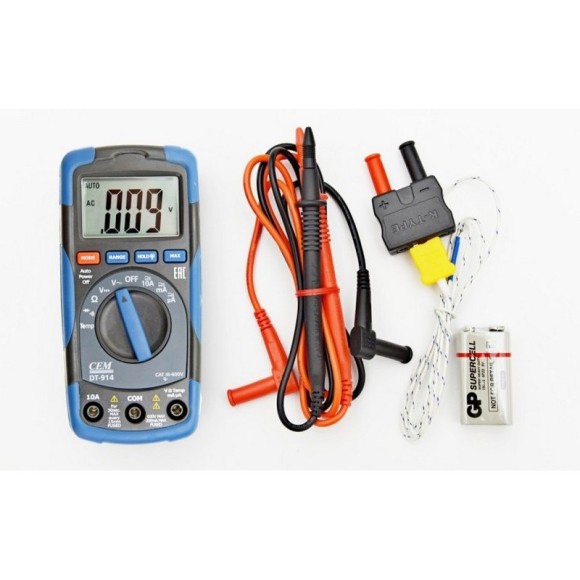 DT-914 Мультиметр цифровой DT-914 Мультиметр цифровой