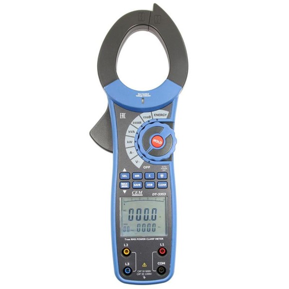 DT-3353 Клещи электроизмерительные, ваттметр DT-3353 Клещи электроизмерительные, ваттметр