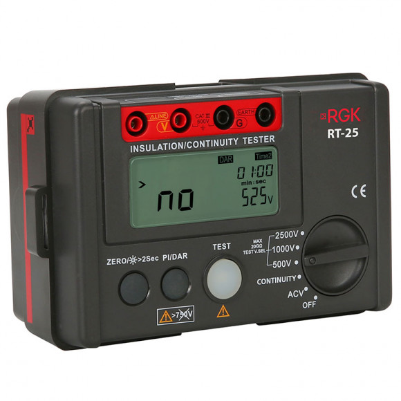Цифровой мегаомметр RGK RT-25