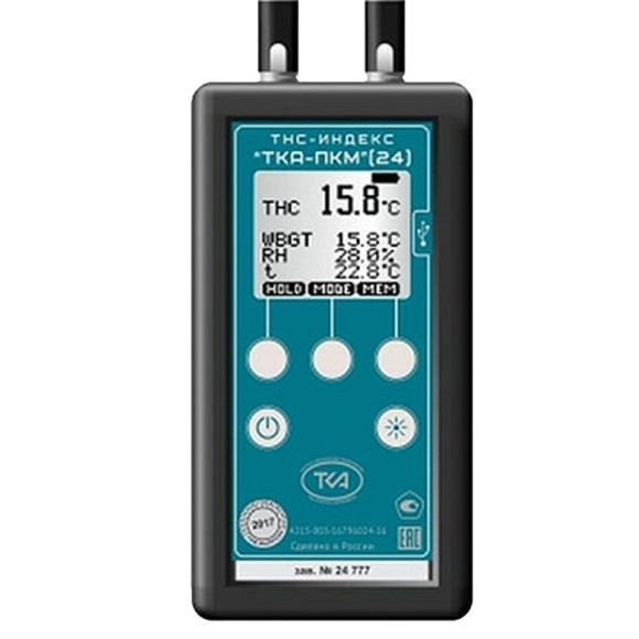 Термогигрометр с расчётом ТНС-индекса “ТКА-ПКМ”(24)