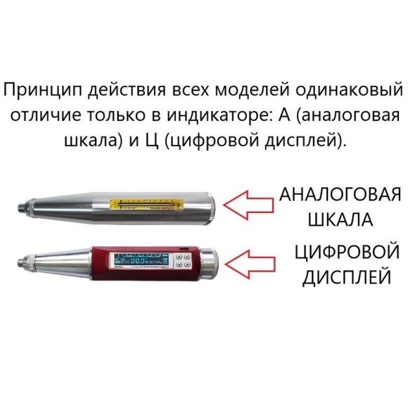 Молоток Шмидта 75Ц - склерометр для кирпичей, камней, плитки