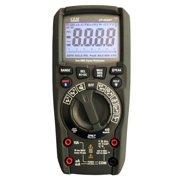 DT-965BT Мультиметр цифровой DT-965BT Мультиметр цифровой