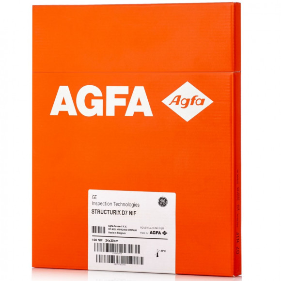 Рентгеновская пленка AGFA Structurix D7 Nif 30x40 Рентгеновская пленка AGFA Structurix D7 Nif 30x40