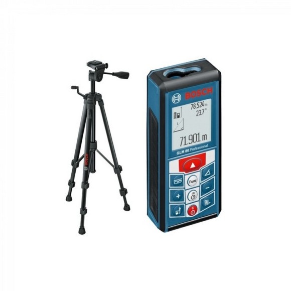 Лазерный дальномер Bosch GLM 80 + BT150 Лазерный дальномер Bosch GLM 80 + BT150