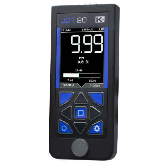 Портативный ультразвуковой толщиномер УДТ-20 с А-сканом Портативный ультразвуковой толщиномер УДТ-20 с А-сканом